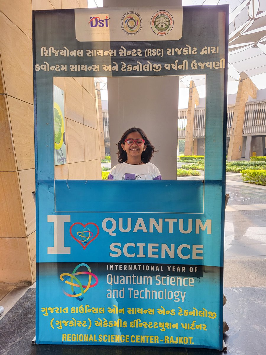 InfoGujcost's tweet image. Regional Science Centres under #GUJCOST continue to ignite curiosity and innovation — bringing #QuantumSmiles to young explorers through hands-on exhibits and interactive learning.
Celebrating the International Year of Quantum Science & Technology #IYQST with curiosity and joy!