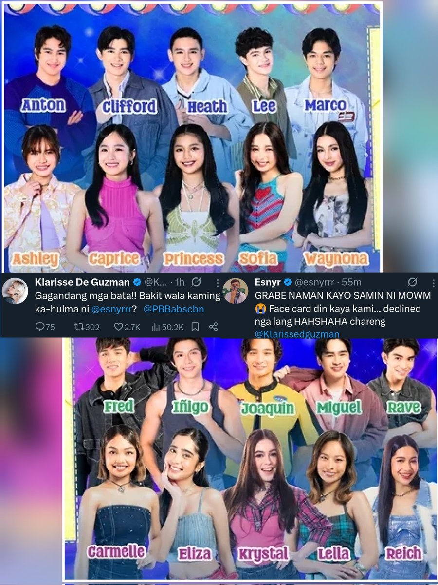 romeltabug's tweet image. Grabe kayo Kuya kila #KlarisseDeGuzman at #Esnyr
Di man lng kayo naglagay ng pampa-goodvibes. Hmmmm 🤔 😁 😂 #PBBCollab2point0