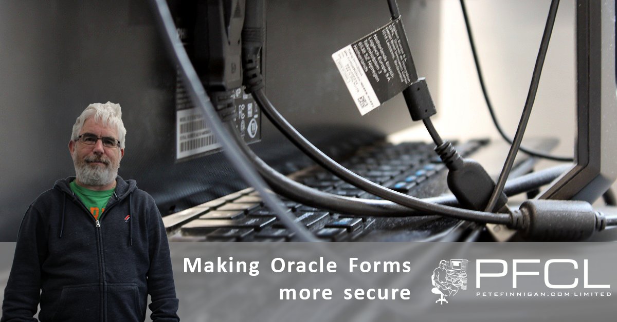 petefinnigan's tweet image. "Making Oracle Forms more secure" 
We are here to help you secure your data in your Oracle database. Contact us - 
petefinnigan.com/contact.htm
#oracleace #oracle #data #security #plsql #securecode #securityaudit #datasecurity
Please like, follow and share our pages and posts.