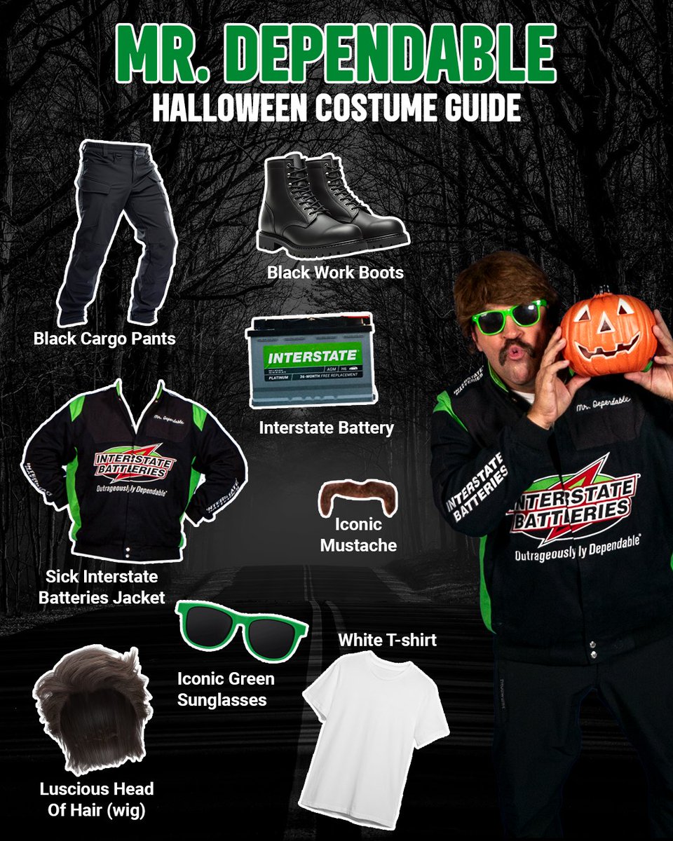 interstatebatts's tweet image. Still need inspiration for your Halloween costume? We’ve got you covered. ⚡️

#PoweredByInterstate
