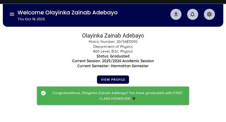 AdebayoOla56981's tweet image. I felt behind because admission took longer than expected. I once cried because I didn’t get the course I wanted. But looking back now,I see that every delay was a divine direction. Look who is graduating BEST GRADUATING STUDENT DEPARTMENT OF PHYSICS 🙌😁
#UNILORIN40thconvocation