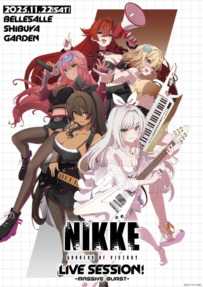 🎸 #NIKKEband チケット販売中🎸 『NIKKE』初めてのバンドライブ