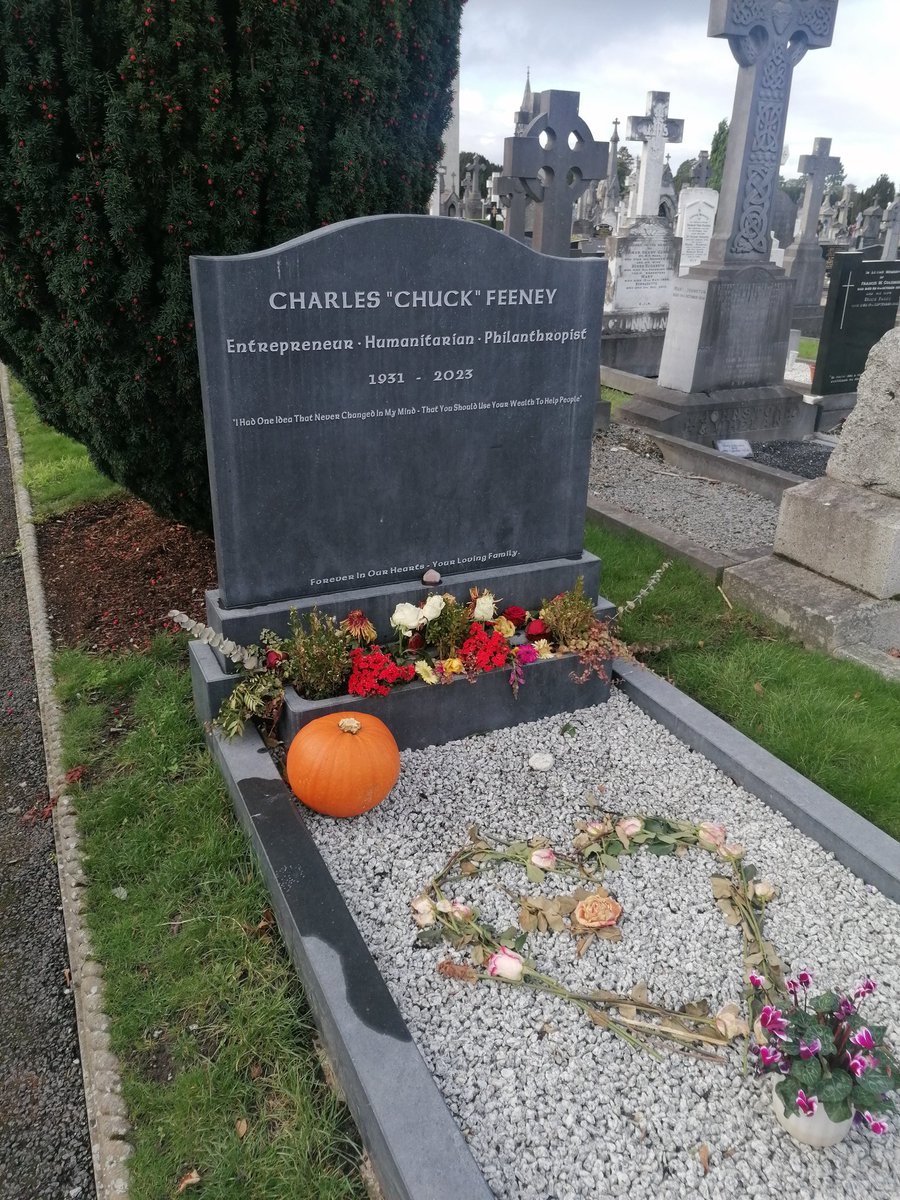 Rob Cross (@robcross247) on Twitter photo Charles 'Chuck' Feeney
Entrepreneur - Humanitarian - Philanthropist
1931-2023
‘I had one idea that never changed in my mind, you should use your wealth to help people’
Chuck Feeney is a real modern-day hero of mine!
His philanthropy donated over €2 billion to Irish causes. Charles 'Chuck' Feeney
Entrepreneur - Humanitarian - Philanthropist
1931-2023
‘I had one idea that never changed in my mind, you should use your wealth to help people’
Chuck Feeney is a real modern-day hero of mine!
His philanthropy donated over €2 billion to Irish causes.
