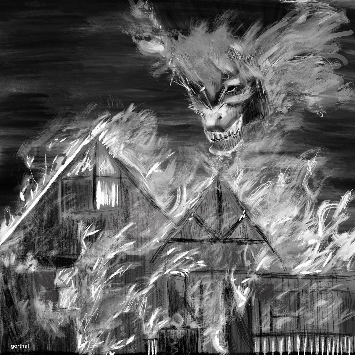 Day 25 #Inktober Prompt - Inferno 🔥 

#Inktober2025 #inktober2025day25