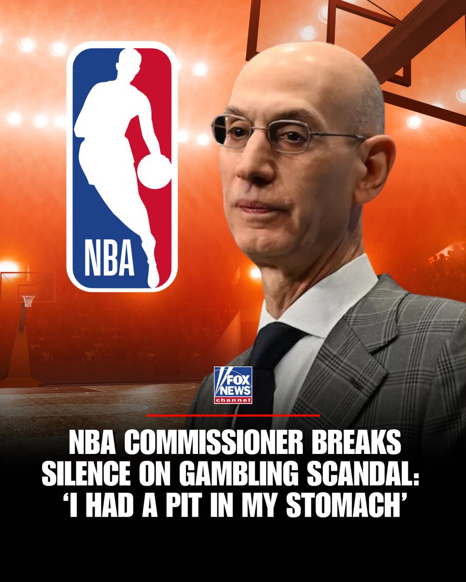 Fox News (@foxnews) on Twitter photo ‘DEEPLY DISTURBED’: NBA Commissioner Adam Silver apologizes to fans following a massive alleged gambling scheme that led to federal indictments of several NBA stars, including Portland coach Chauncey Billups and Miami guard Terry Rozier: “There’s nothing more important to the ‘DEEPLY DISTURBED’: NBA Commissioner Adam Silver apologizes to fans following a massive alleged gambling scheme that led to federal indictments of several NBA stars, including Portland coach Chauncey Billups and Miami guard Terry Rozier: “There’s nothing more important to the
