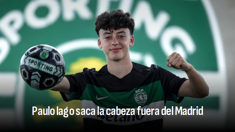 El excanterano del Real Madrid sigue dando pasos firmes en el Sporting de Portugal. Fue citado por primera vez en la Youth League. 

✍️ <a href="/AS_Fuentenebro/">Pablo M. Fuentenebro</a> 

🔗 mrf.lu/Zj3J