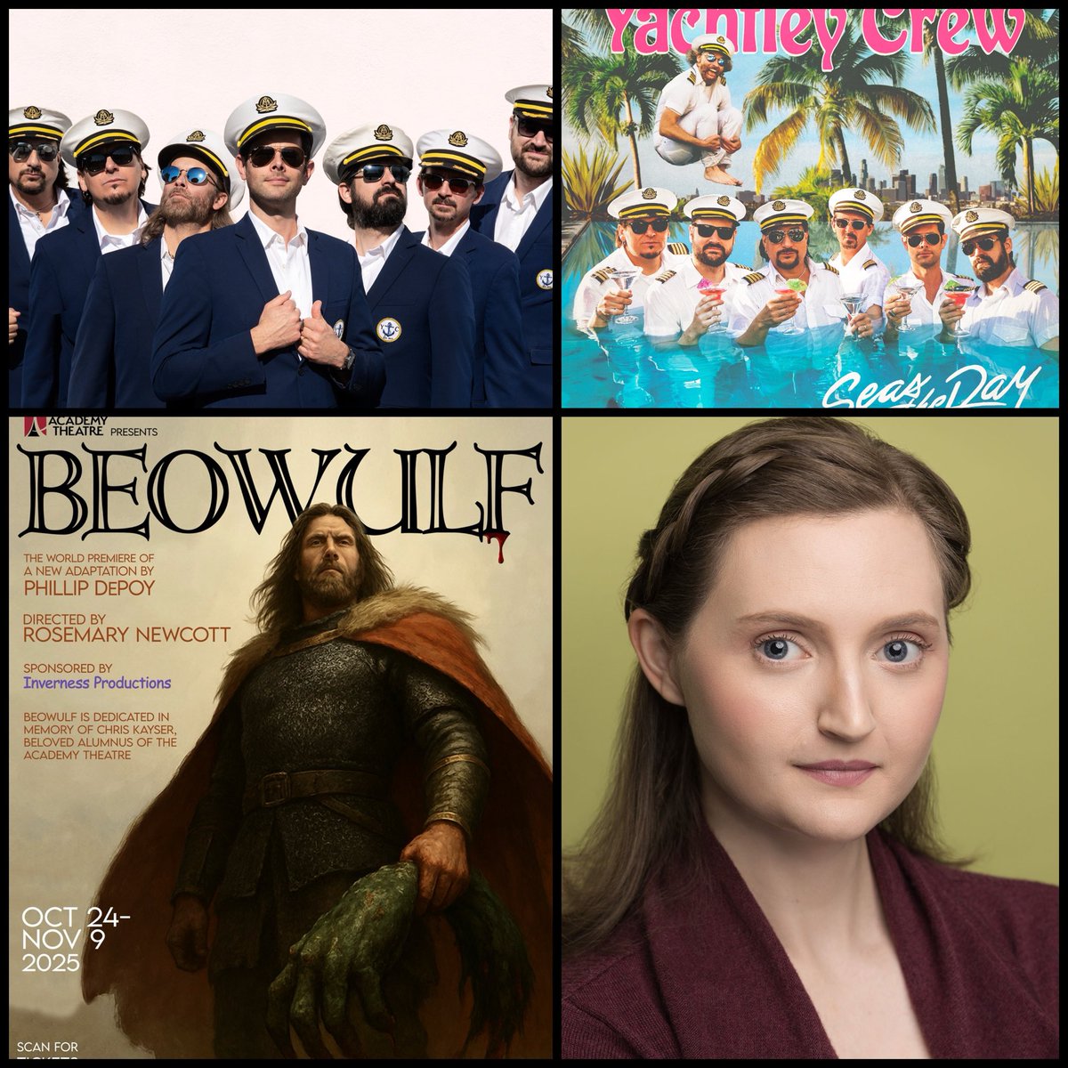 Tonight at 7pm on <a href="/wsbradio/">WSB Radio</a> - Join <a href="/TimAndrewsHere/">Tim Andrews</a> with his guest, Tommy Bouy from <a href="/YachtleyCrew/">Yachtley Crew</a>, talking about their current album, Seas the Night. Plus: Our own Ann Powell, appearing in Beowulf at <a href="/AcademyTheatre/">Academy Theatre</a> through November 9.