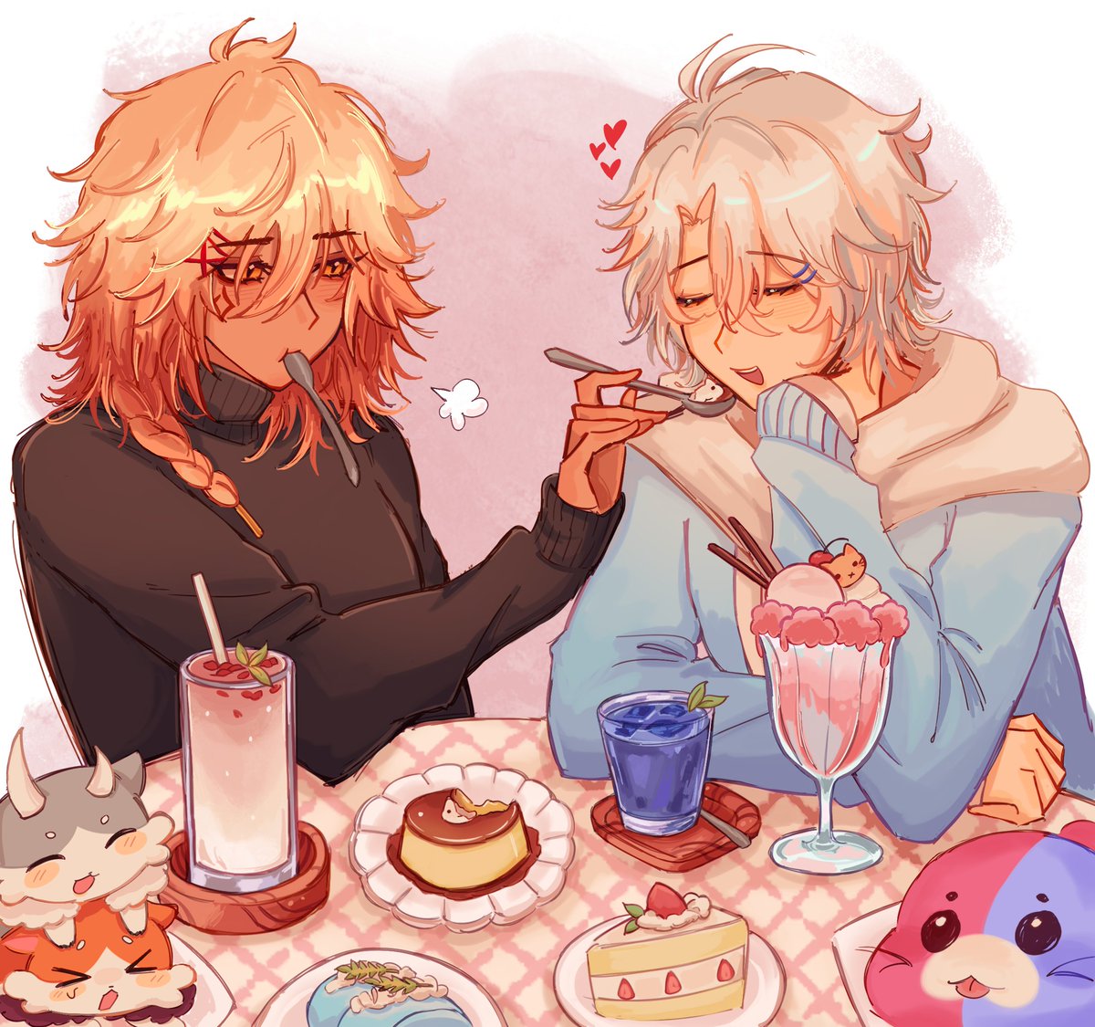 day 25: sweets
what is happening to figstew in dat corner.

#PhaiDeitober2025 #phaidei