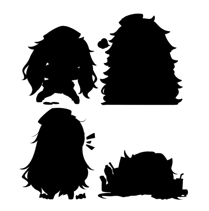 4巻のアクスタ、シルエット出すつもりでしたがもう出てましたね!だーれだ 