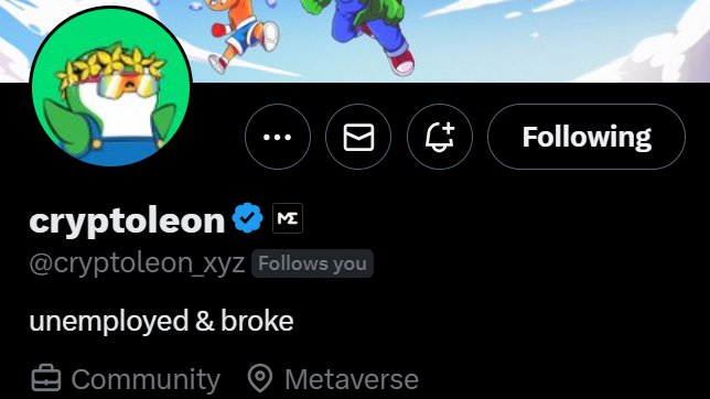 edoweb3's tweet image. how to get hired in web3
add 'unemployed & broke' to your profile bio and catch attention of big brands to hire you -> the reverse psychology approach
final tutorial made by @cryptoleon_xyz