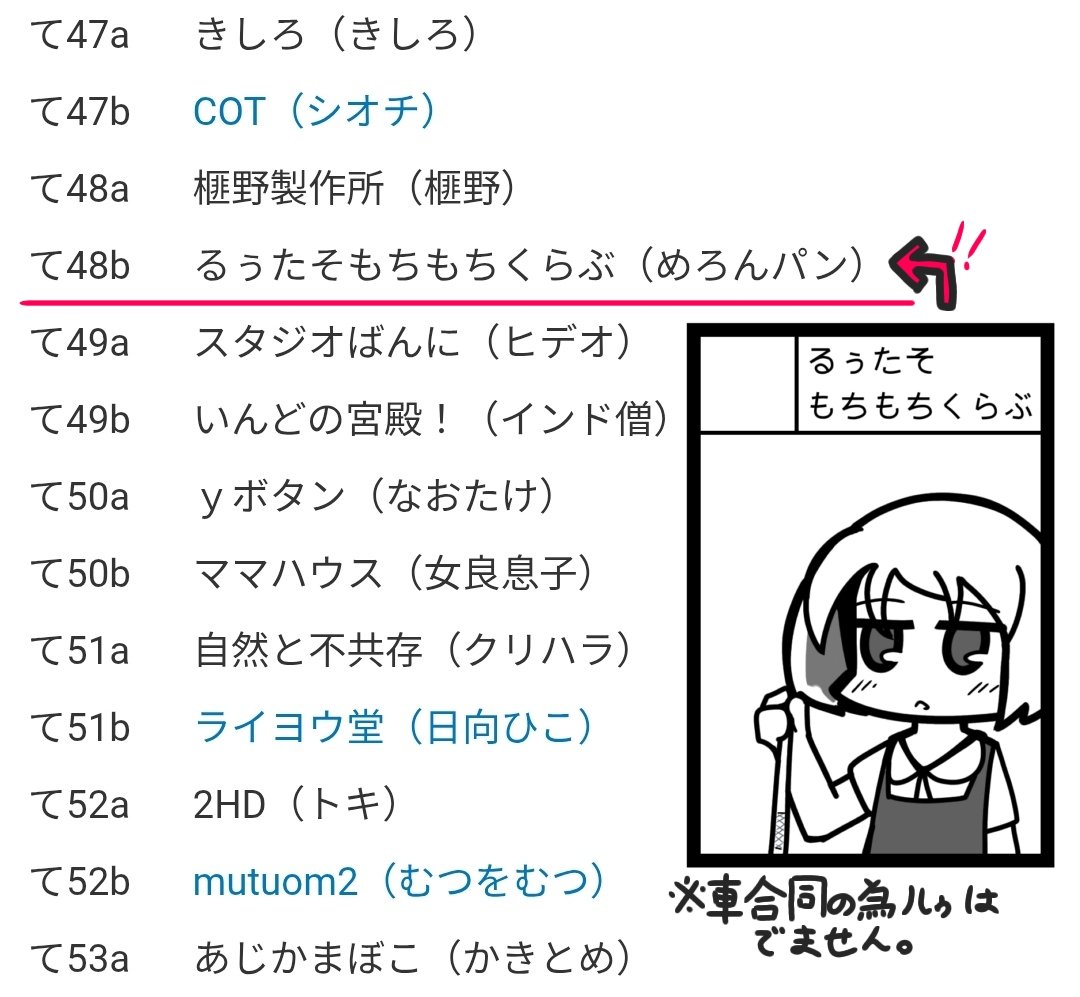 kmelonpan0183's tweet image. コミティア154に無事に受かっていました！
て48bでお待ちしております！
今回は車の合同誌で参加になってます。