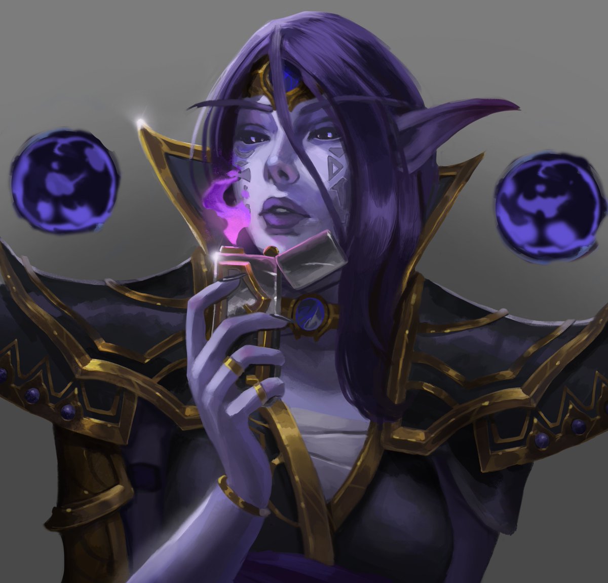 Commission for <a href="/soulsobreezy/">Soul💙</a> 
.
.
.
#art #digitalart #illustration #worldofwarcraft #blizzard #fanart #sketch #commission