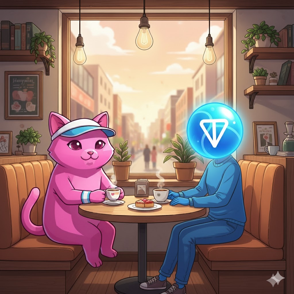 hyperpawtoken's tweet image. Hello #TON Community ☕️

@toncommunityhq @ton_blockchain $TON #TONCHAIN #memecoin #STONfi