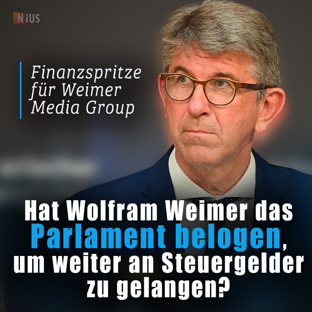 Damit stellt sich die Frage, ob hier durch eine irreführende Regierungsantwort der Weg für einen Vermögensfluss aus öffentlichen Mitteln an ein privates Unternehmen geebnet wurde. Es wäre politischer Betrug gegenüber Parlament und  Steuerzahler. nius.de/politik/news/w…