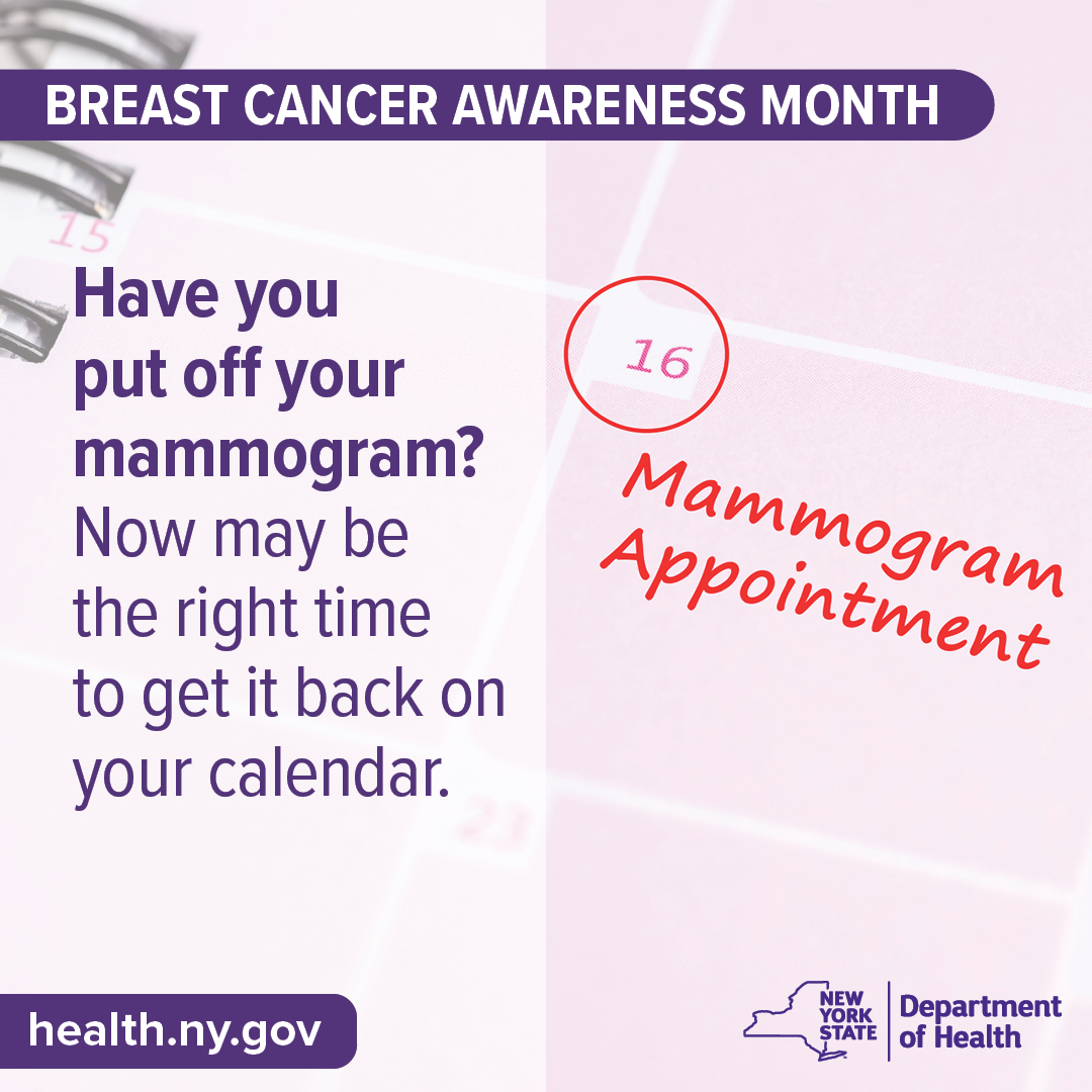 NYSDOH (@healthnygov) on Twitter photo Talk to your health care provider about breast cancer screening. If you’re uninsured, the New York State Cancer Services Program may be able to help. Most people with insurance do not have to pay out-of-pocket costs for screening and tests. Learn more:
health.ny.gov/diseases/cance… Talk to your health care provider about breast cancer screening. If you’re uninsured, the New York State Cancer Services Program may be able to help. Most people with insurance do not have to pay out-of-pocket costs for screening and tests. Learn more:
health.ny.gov/diseases/cance…