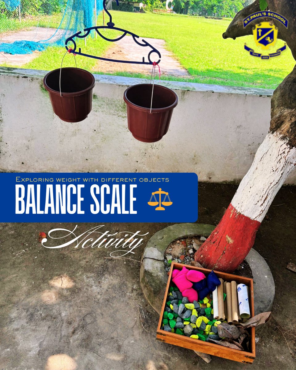 gkp_sps's tweet image. Exploring Weight with Different Objects!

Our young learners had a fun and engaging time experimenting with the balance scale, discovering how different objects weigh more or less.

#StPaulsSchoolGorakhpur #HandsOnLearning #ScienceActivity #BalanceScale #LearningByDoing