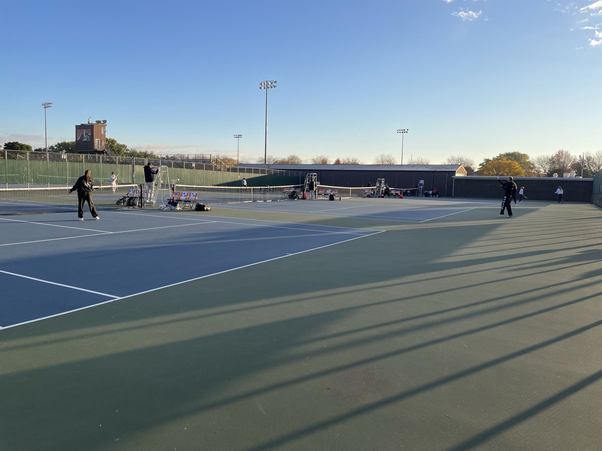 🎾 2025 <a href="/IHSA_IL/">Illinois High School Association #IHSA</a> Girls Tennis State Finals 3rd Place Matches
📍 Hersey High School
☀️ Sunny
🌡️ 36°F
💨 0 mph