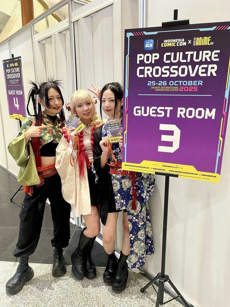 darumarollinjp's tweet image. 🇮🇩LIVE di Jakarta🇮🇩
10/25 Indonesia Comic Con
JICC Senayan Super Stage
だるま初コミコンパフォーマンス🐔
ありがとうございました‼️
Terima kasih banyak!🫶
#DARUMARollin' #RoosterFighter
