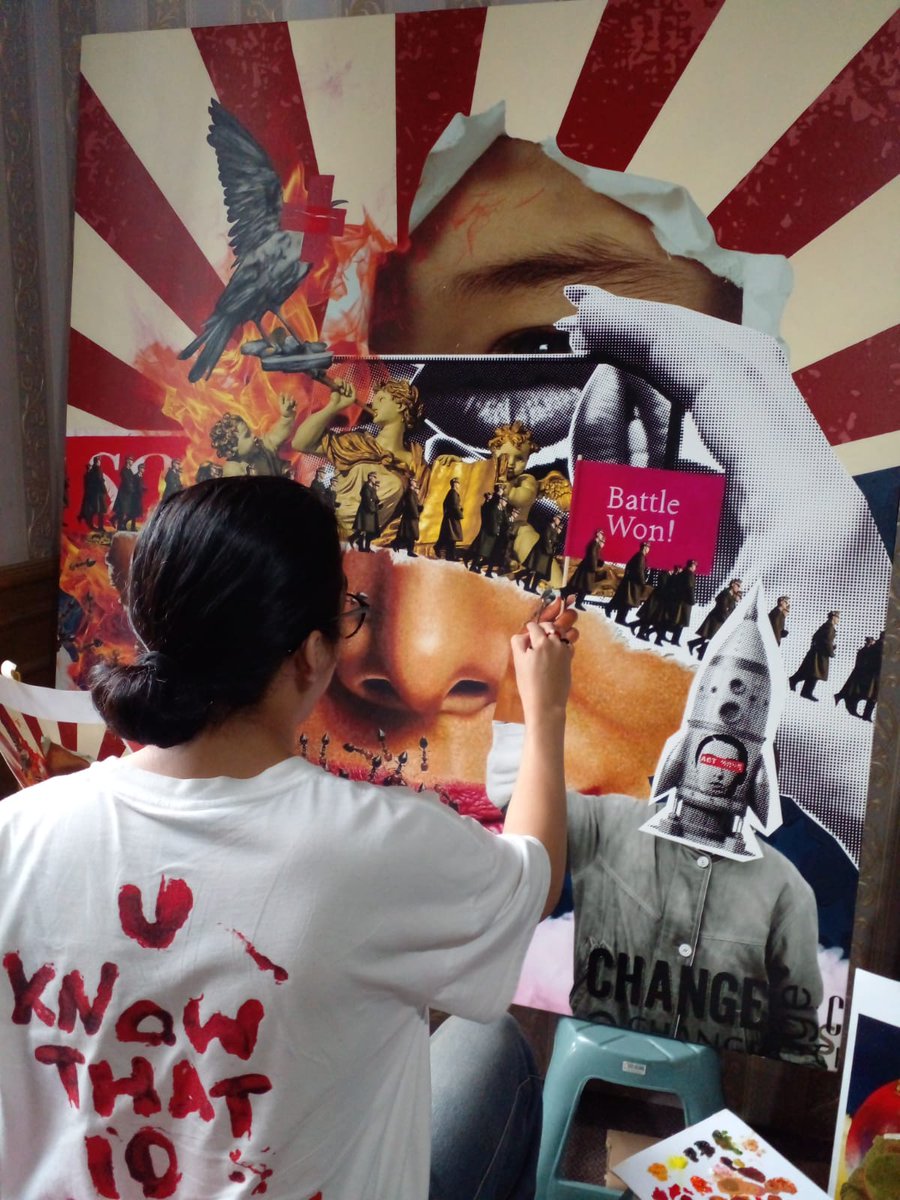 Gm🌻
days of devotion playing again with oil paints and canvas