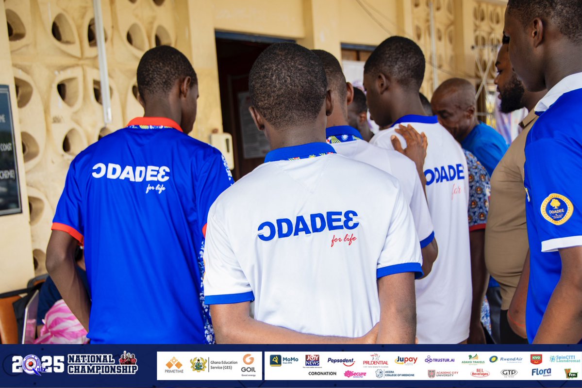 NSMQGhana's tweet image. And here they are - the Blue Magicians!🔵
Happy are they! Studious are they!! They march into camp calmly and relaxed with history behind them and hunger ahead.
Dominating with 8 trophies; ladies, and gentlemen, PRESEC, Legon.
#NSMQ2025 #NSMQOneEighth #Primetime