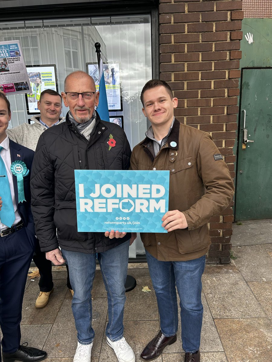 Dartford Reform (@dartfordreform) on Twitter photo What a wonderful morning in Dartford town centre! Lovely to meet so many people, share our vision, and welcome new members to the #Reform movement. A big thank-you to everyone who stopped for a chat and sign up! 
You still have time to join us! Join today! What a wonderful morning in Dartford town centre! Lovely to meet so many people, share our vision, and welcome new members to the #Reform movement. A big thank-you to everyone who stopped for a chat and sign up! 
You still have time to join us! Join today!
