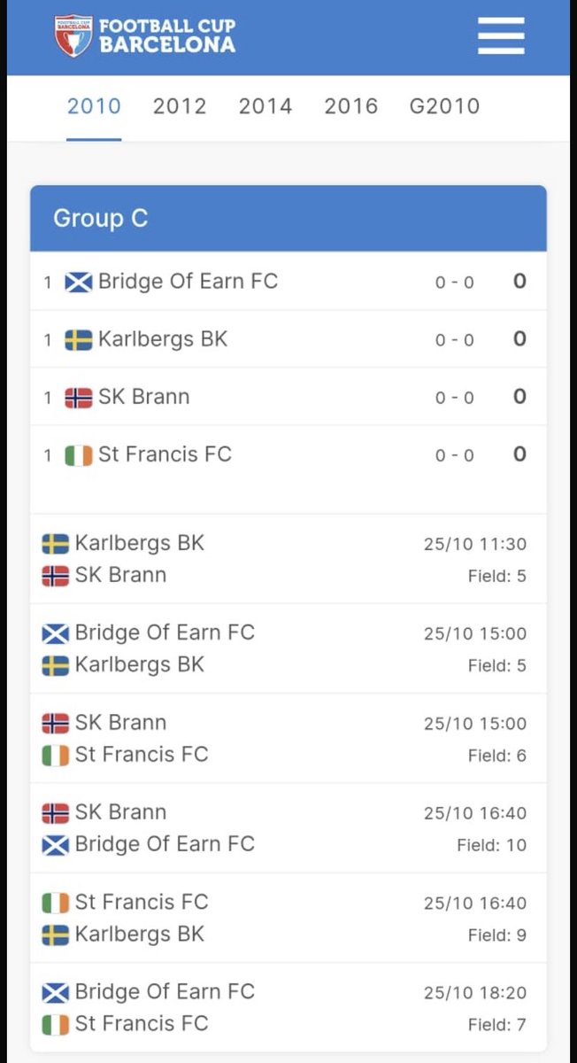 Best of luck Leighton <a href="/StFrancisFC/">St.Francis FC</a> as the start the <a href="/FCBarcelona/">FC Barcelona</a> cup v <a href="/bridgeofearnafc/">Bridge of Earn AFC</a> 💚🤍☘️🤍💚 <a href="/DDSL_Official/">DDSL Grassroots</a> 🇮🇪
