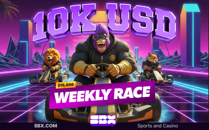 On your marks...set... 🏁

Race for glory (and a very cool $10k prize pool) every week on SBX!
If you think you have what it takes, hit the link in bio!