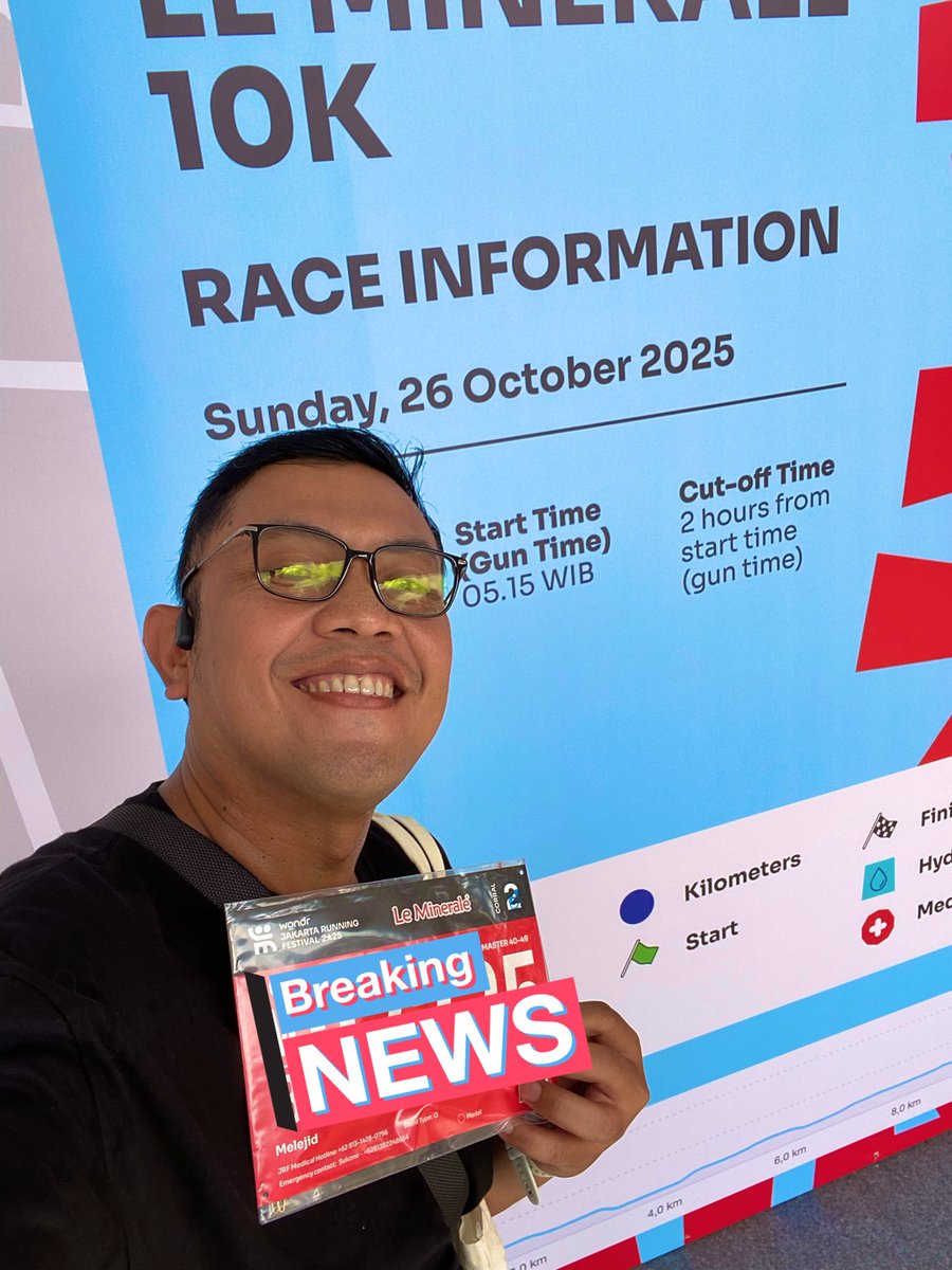 Sampe Jkt lagi langsung gass ngeng ke Istora ambil rpc.