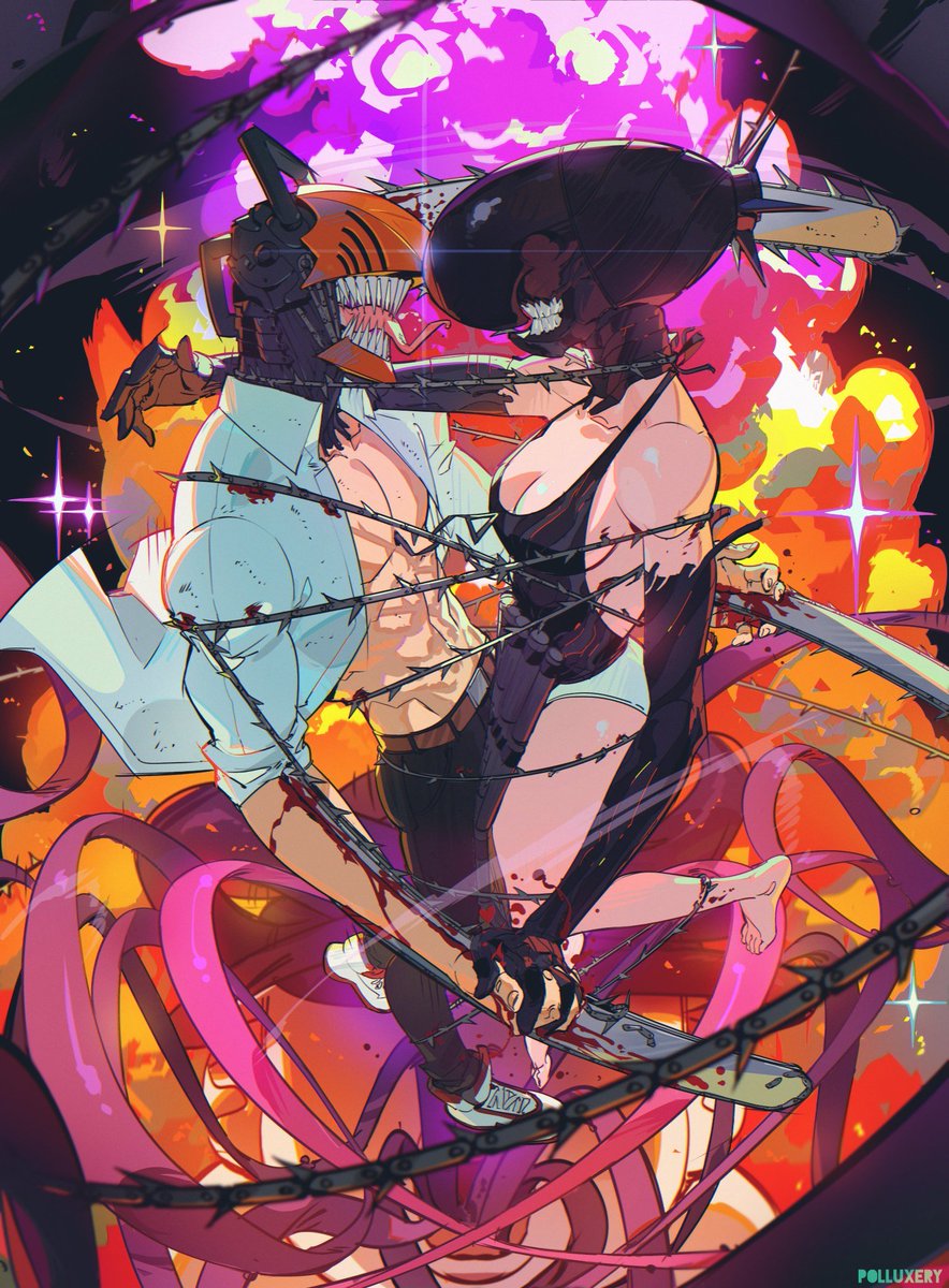 Illustration | Chainsaw Man - Love bomb

Artist: <a href="/Polluxery/">Polluxery</a>