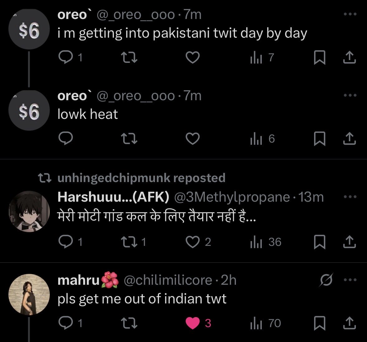 ignore the tweet in the middle pls but yeah