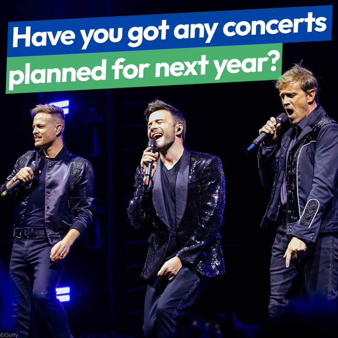 With so many artists and bands going on tour next year, do you have anything booked? 🎶