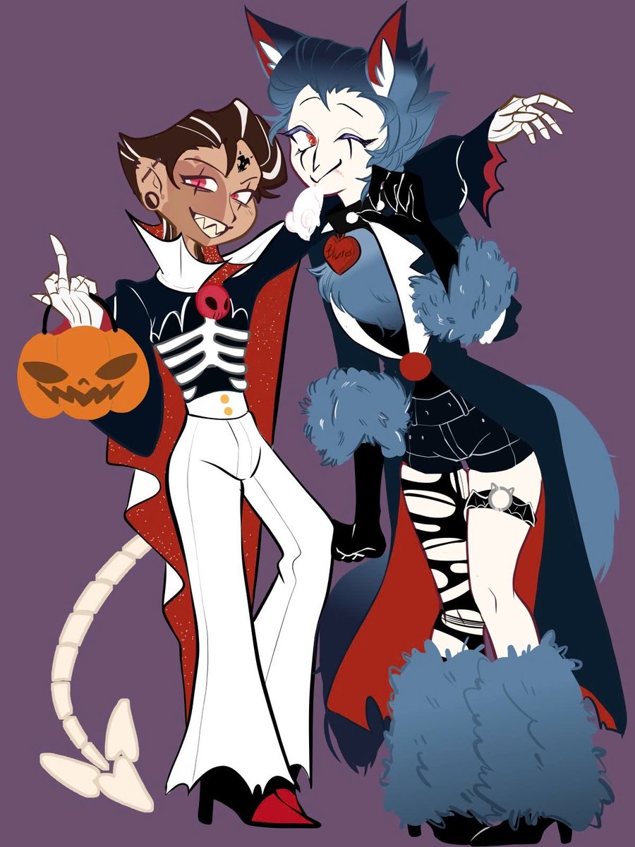 maizh73's tweet image. Anyone ready for HALLOWEEN? 
🎃🎃🎃

Re-designing a bit of Stolas outfit for my cosplay.
Original idea cre:  @miho_2nd_tyan_ 
#HelluvaBoss 
#helluvabossstolas 
#HelluvaBossBlitzø 
#Stolitz