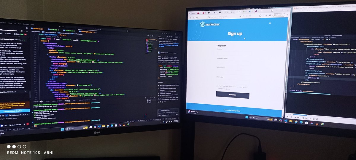 zataksboy's tweet image. Learning about the stock market and building something new. ✅ #shadcn #nextjs #typescripttutorial 
@shadcn @nextjs @typescript @nodejs @prisma @jsmasterypro