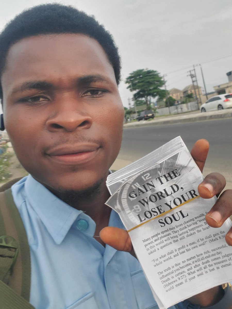 JosephUgbonma's tweet photo. Repent for the kingdom of God is at hand.

That marked the 24th day of my 100-day nonstop evangelism. #Soulwinning https://t.co/CpxEWsAcsN