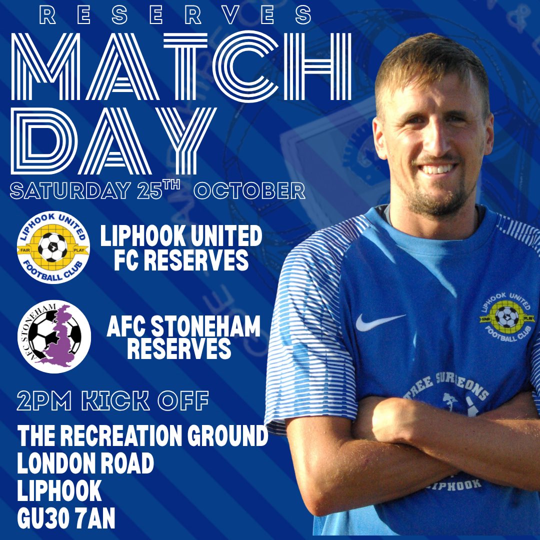 𝙄𝙏’𝙎 𝙈𝘼𝙏𝘾𝙃 𝘿𝘼𝙔….

The First Team are taking to the road this afternoon as they visit <a href="/CroftonSaintsFC/">Crofton Saints FC</a> whilst our Reserves welcome <a href="/afcstoneham_dev/">AFC Stoneham Development</a> to the Rec in the second round of the John Stimpson Memorial Shield 🏆 

Please join us whether it’s at home or away and