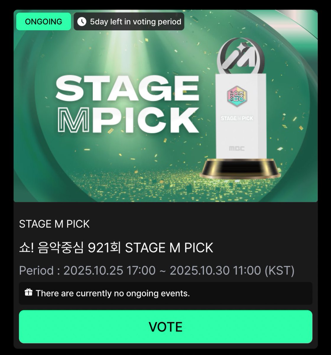bndvoting_team's tweet image. [MUCORE] - Stage M Pick

While we wait for MuCore pre-voting,
 
📍 10 votes per account
📍 Unlimited accounts 
🏆 The #1 artist will receive the &apos;STAGE M PICK, trophy
🔗 muniverse.io/votehome
🗓️ Oct. 30, 11PM KST