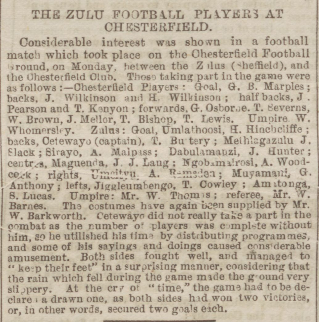 Among this week's work I returned to this match. I knew about the game but it didn't dawn on me at the time that this is the first mention I've found of a programme being issued for a CFC home game. It would have been produced by the opponents to raise funds. 24/11/1879.