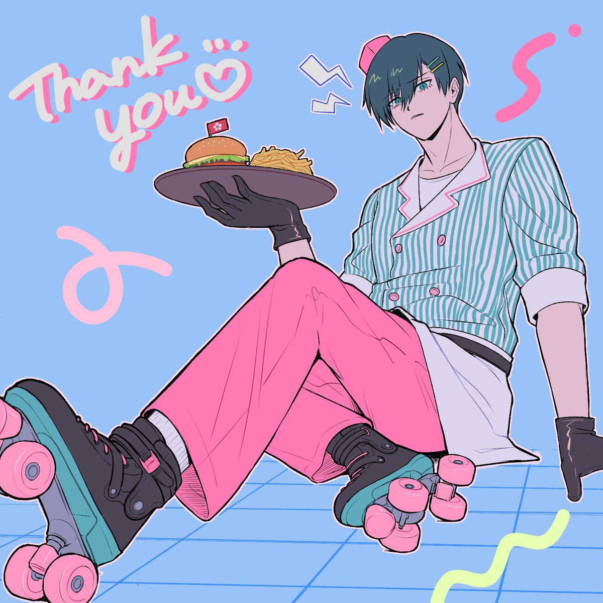 エアスケブ②
bllダイナー(ピンク)のrnさん

態度デカ不機嫌店員さんです
ありがとうございました！