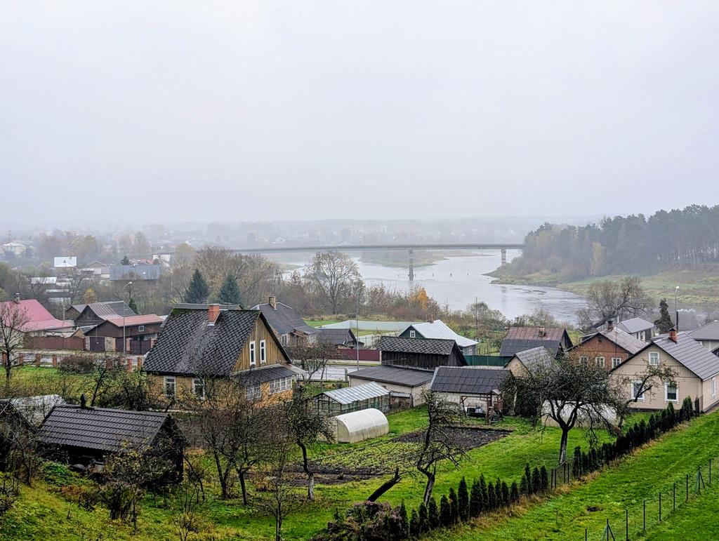 Lietains skats uz Krāslavu