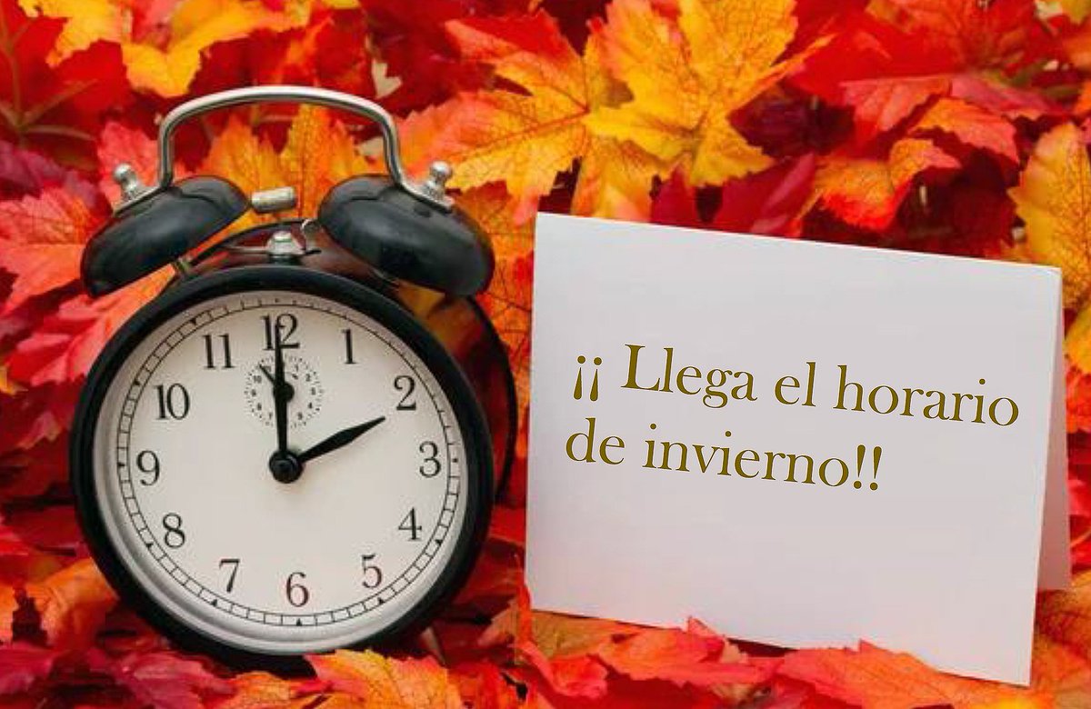 🎯 Esta próxima madrugada 🎯

🕰 Llega el horario de invierno. Hay que 𝐑𝐄𝐓𝐑𝐀𝐒𝐀𝐑 los relojes:  𝑨 𝒍𝒂𝒔 03,00 𝒗𝒐𝒍𝒗𝒆𝒓𝒂́𝒏 𝒂 𝒔𝒆𝒓 𝒍𝒂𝒔 02,00 𝒉.

#cambiohora #horariodeinvierno #retrasareloj #badaguas #asociacionvecinos #valancha #tablónvecinal