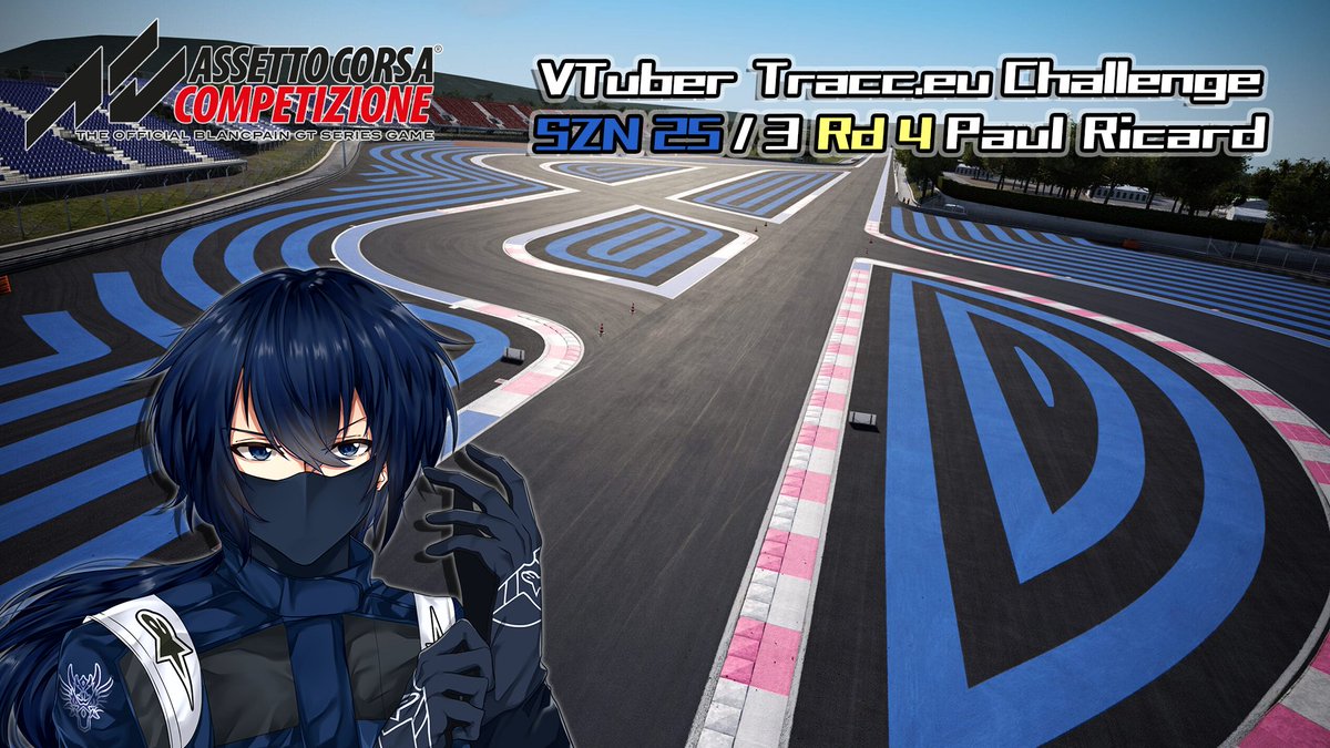 KiriharaRyoma's tweet photo. Konkiri~
Back in VTuber Challenge! Let's have some fun racing in Paul Ricard!
VTuberチャレンジ、帰還!ポール・リカールで楽しんで走ろう!🚥🏎️🏁🐲🌫
#KiriRyoLive #MYVTuber #ENVTuber #JPVTuber #VTubersMY #MYVT #VTuber #beACC https://t.co/ue16fVBsU0