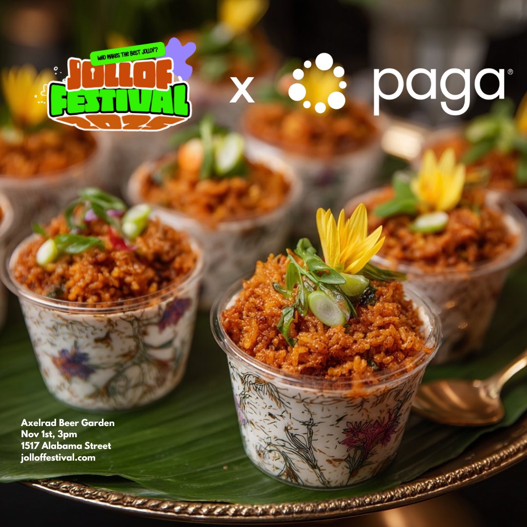 We’re glad to be the presenting sponsor of the upcoming Jollof Festival that'll be happening live in Houston! 🎉 

You know the drill: it's always been Naija vs Ghana. But, this one is unique because the never-ending Jollof battle is crossing borders! 😋🔥It’s another moment for