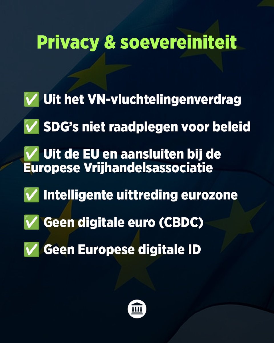 De macht moet terug naar Nederland.

Stem Forum voor Democratie op woensdag 29 oktober.