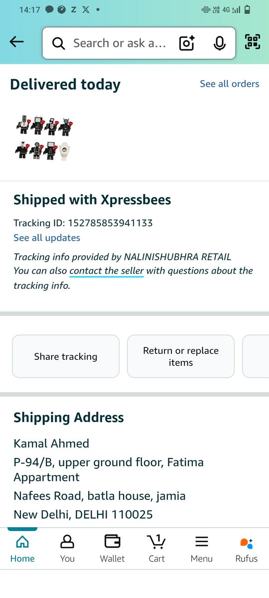ksahmad80's tweet image. Amazon India Amazon.com 
Wrong tracking I'd provided by Amazon to mislead the customer. It's been 30 days I have not received my product. Updated as delivered though no delivery happened yet.

It's pathetic delivery and services by Amazon.
#Amazon #amazonworst