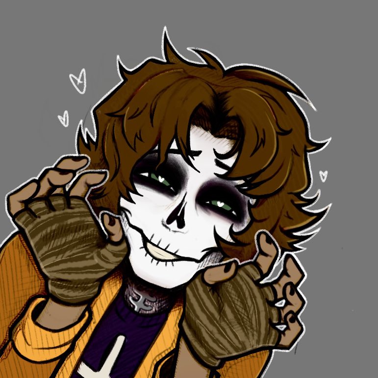 phunky0u's tweet image. I drew @wizard_led oc since it’s spooky szn 🎃 i love him tbh