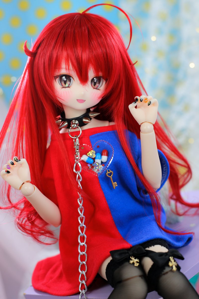 yume_primavi's tweet image. 27番ちゃんできました❤️
レオアイの赤も作ってみたよ🐈‍⬛✨
#ちぇるねいる
#ScarletAlice