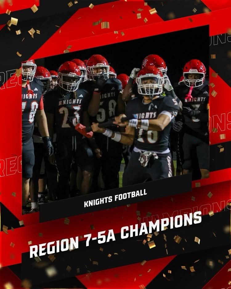 Image for the Tweet beginning: Knights clinch the region title