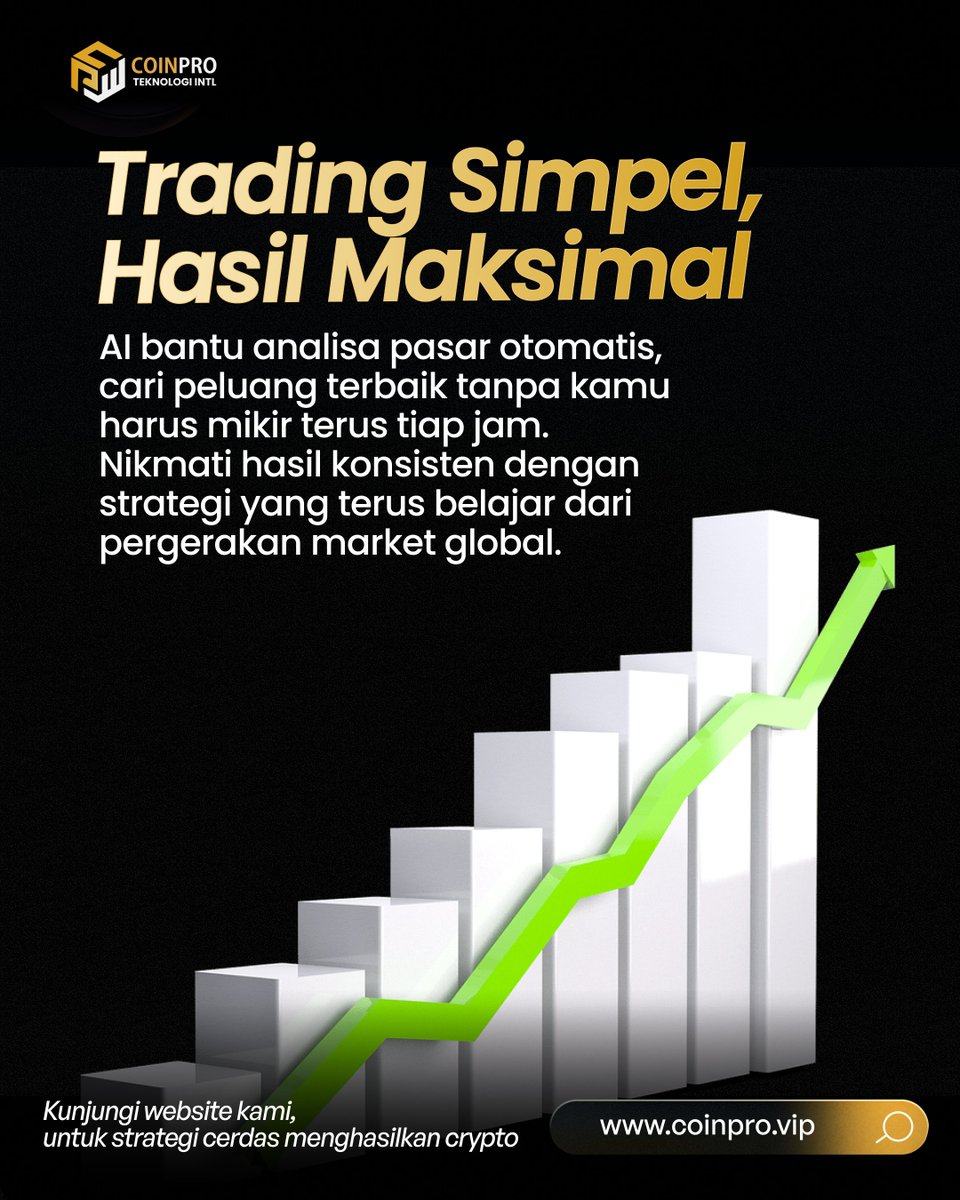 coinpro_id's tweet image. Trading gak harus ribet 💡
Cukup aktifkan AI CoinPro di KeepBit, biar sistem yang kerja — kamu tinggal nikmatin hasilnya. 🚀
#CoinPro #KeepBit #AITrading #CryptoSmart #TradingSantai #ProfitKonsisten #CuanTanpaRibet #CryptoIndonesia