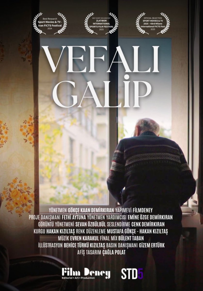 Bugün <a href="/AntalyaFF/">Antalya Altın Portakal Film Festivali</a> ‘da Vefalı Galip’in gösterimi var. 14.30 AKM Perge Salonu. Antalya’da olup zamanı olanları bekleriz.
