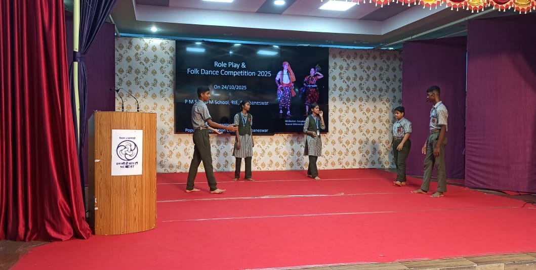 PMShriDMS64BBSR's tweet image. PM Shri DM School students shone at the Role Play &amp;amp; Folk Dance Competition by the PEP Cell, RIE Bhubaneswar! 🌟 🙏Grateful for this platform to celebrate creativity &amp;amp; culture.👏 #HolisticEducation #RIEBhubaneswar  #Talented #FolkDance #NCERT #PEPCell #CIETNCERT #PMShriDMSBBSR